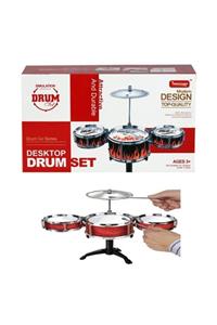 ERKOL OYUNCAK Jazz Drum Eğitici Çocuk Oyuncak Bateri Seti Küçük Boy
