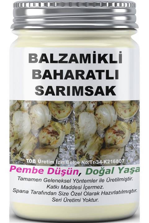 SPANA Balzamikli Baharatlı Sarımsak Ev Yapımı Katkısız 330gr