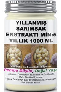 SPANA Yıllanmış Sarımsak Ekstraktı Min:5 Yıllık 1000 ml Ev Yapımı Katkısız