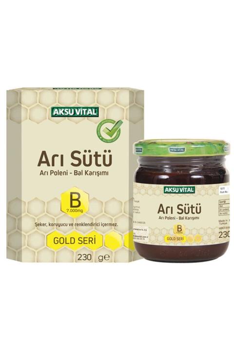 Aksu Vital Çocuklar Için Arı Sütü Arı Poleni Bal Karışımı 7000mg 230g