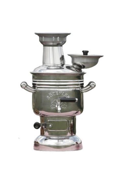 Sözenler Çelik Odunlu Kömürlü Piknik Semaver 4 lt