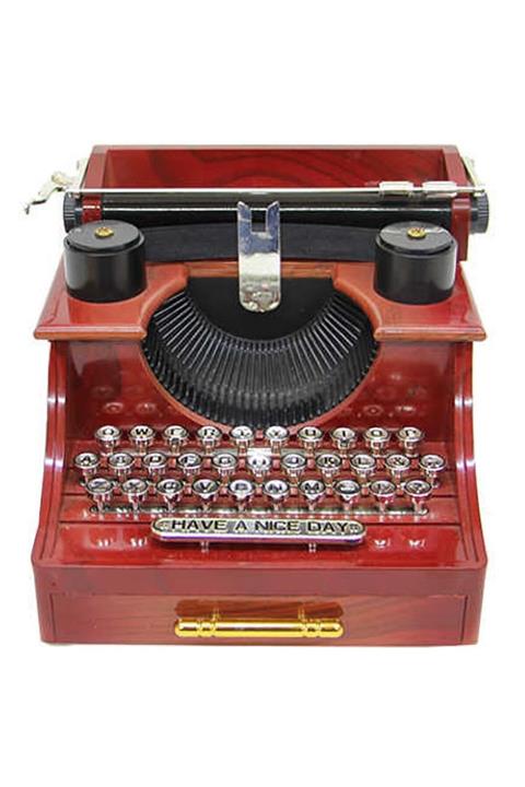 piithalat Daktilo Şeklinde Takı Çekmeceli Müzik Kutusu