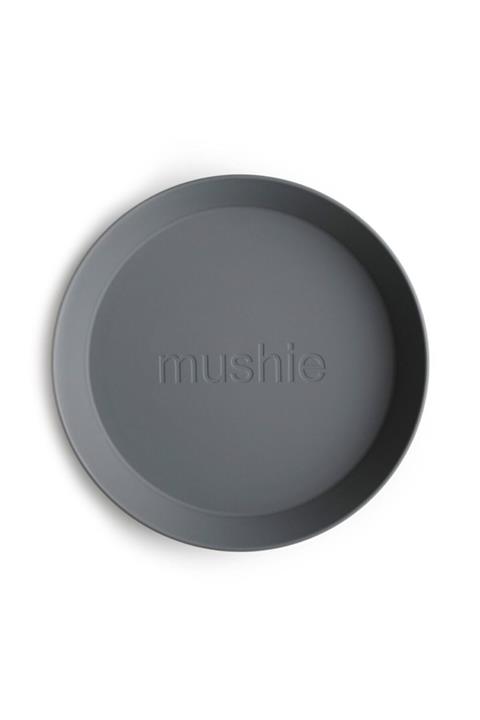 Mushie Dinner Plate Round Smoke - Tabak Duman Rengi