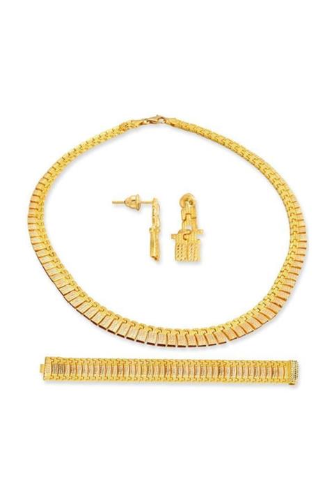 BİLEZİKHANE Kadın Nişan Takımı Kalemli Model 59,85 gr 22 Ayar Altın