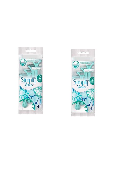 Gillette Venus Simply 2 Kadın Tıraş Bıçağı 4'lü X 2 Adet