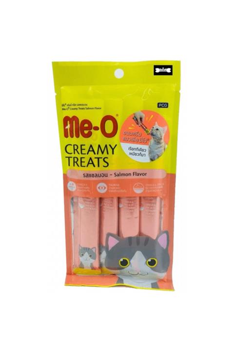 Brit Me-o Creamy Treats Somonlu Krem Kedi Ödülü 4 x 15 gr