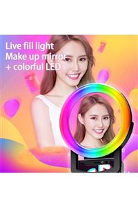 hediyeliktasarimlar Rgb Şarjlı Selfi Öz Çekim Işığı