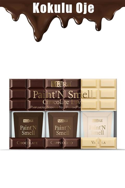 Mara Paint'n Smell Chocolate Love Kokulu Oje Seti