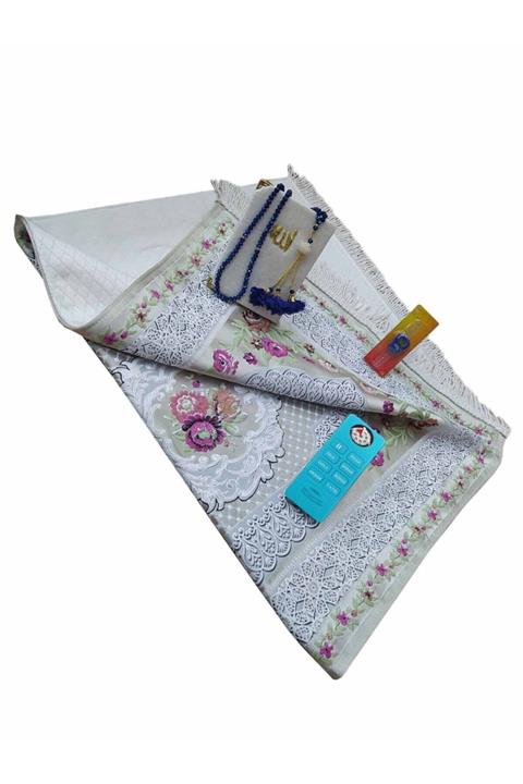 hennadibace Namaz Öğreten Sesli Seccade Cihaz Seti Krem