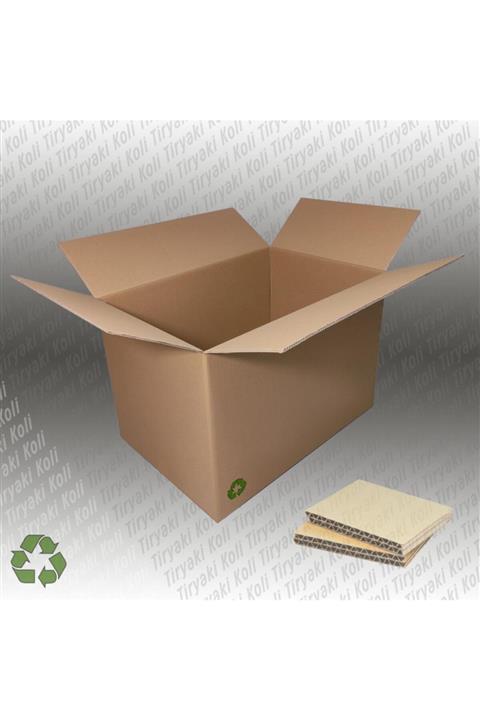 TİRYAKİ KOLİ 80x50x50 Tssst Çift Oluklu Koli 5 Adet