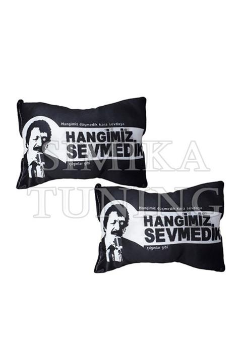 şimika Müslüm Gürses 2’li Boyun Yastığı Sticker Hediyeli