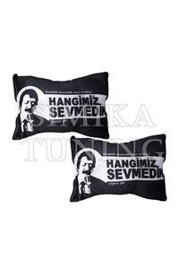 şimika Müslüm Gürses 2’li Boyun Yastığı Sticker Hediyeli