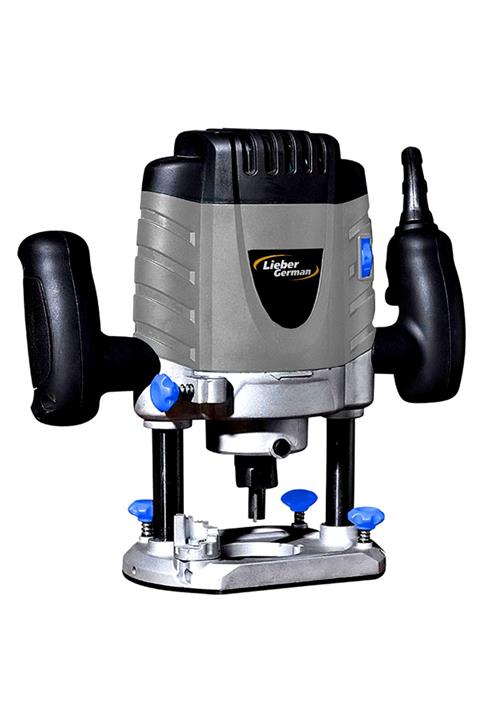 Lieber German 2800 Watt 6 Kademe Devir Ayarlı Bakır Sargılı Motor Çift Kollu 6-8mm Pens Dik Freze Formika Makinası
