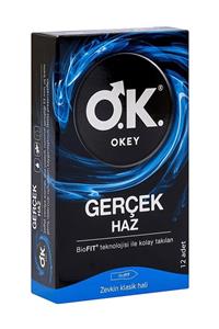 Okey Gerçek Haz Prezervatif 12'li