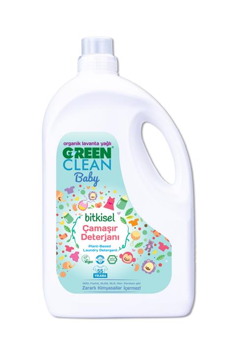 Green Clean Organik Lavanta Yağlı Baby Bitkisel Sıvı Çamaşır Deterjanı 2,75l
