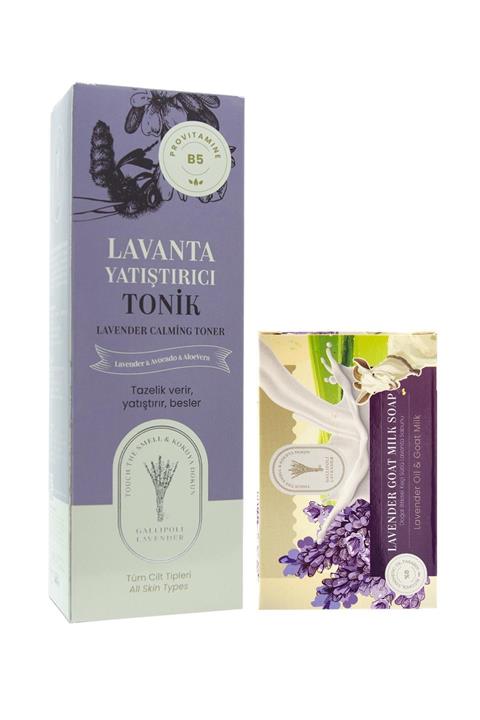 Dr. Lavender Rahatlatıcı Arındırıcı Cilt Temizleciyi Tonik 250 ml + Yoğun Arındırıcı Keçi Sütü Sabunu
