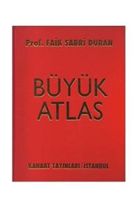 Kanaat Yayınları Büyük Atlas - Prof. Faik Sabri Duman - Faik Sabri Duran