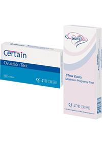 Certain 14 Ovulasyon + 2 Surelab Ultra Erken Gebelik Testi