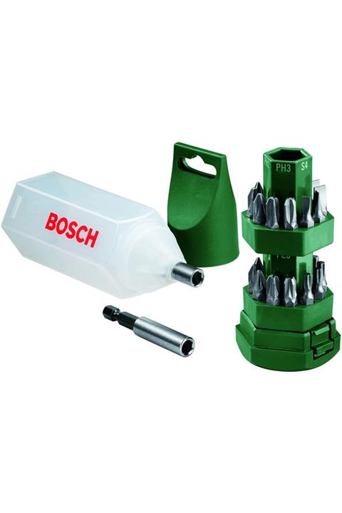 Bosch 25 Parça Vidalama Ucu Seti Tornavida