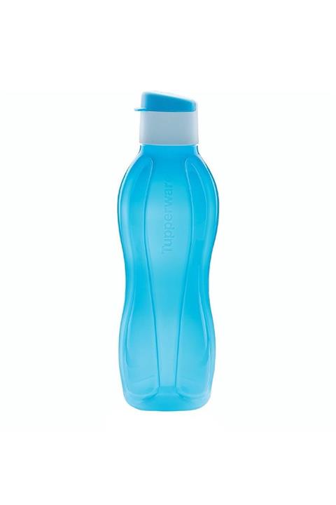 Tupperware Eko Şişe 750 Ml Mavi Pratik Renkli Kapak