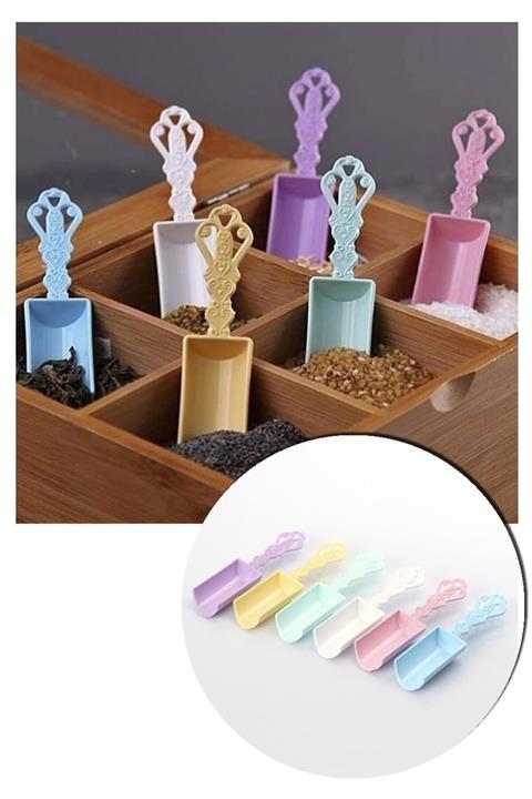 Bastonlu Baharat Küreği Seti Plastik 6'lı