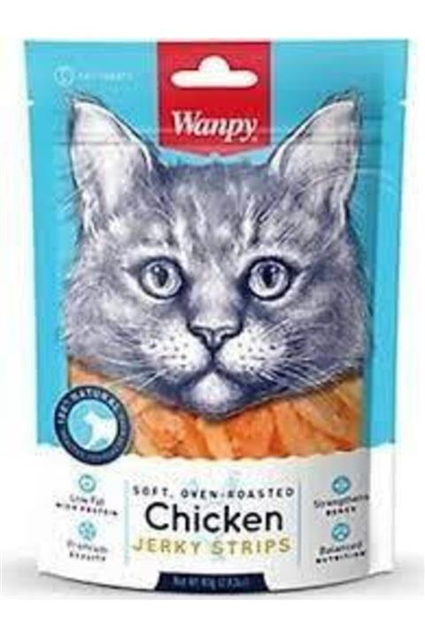 Wanpy Wampy Tavuklu Yumuşak Kedi Ödülü 80 Gr
