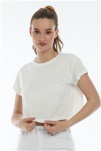 Sandstone Kadın Basic Crop T-shirt