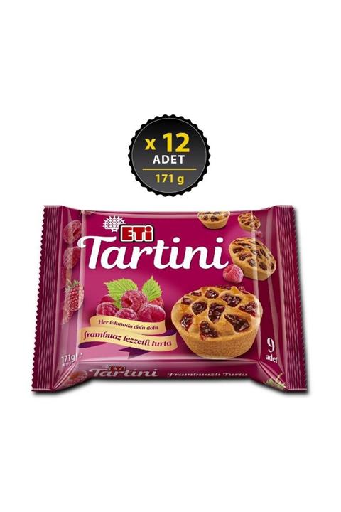 Eti Tartini Frambuazlı 171 g x 12 Adet