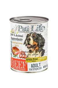 Pati Life Beef Sığır Etli Tahılsız Köpek Konservesi 415 Gr 24 Adet