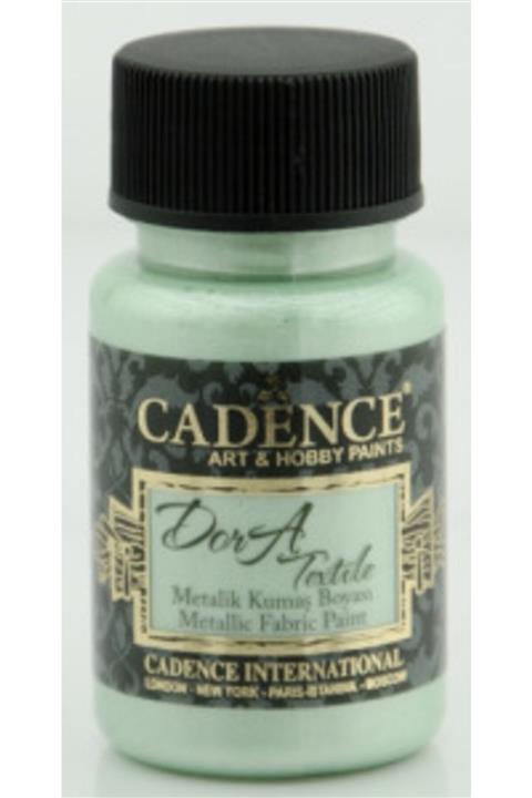 Cadence Metalik Kumaş Boyası Mint Yeşili 50 Ml