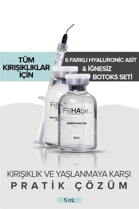 Fill Hage By Bubbly Fillhage Iğnesiz Kırışıklık Karşıtı Jel Set