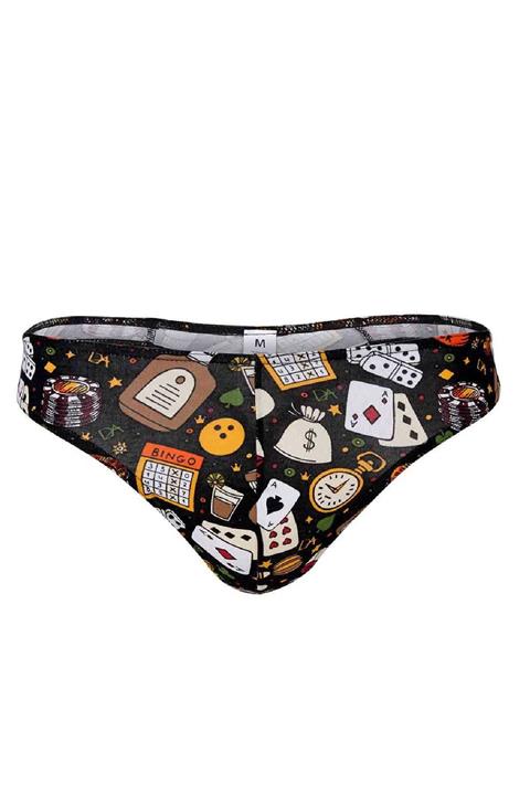 Doreanse Erkek Modal Çok Renkli Baskılı Tanga String 1248