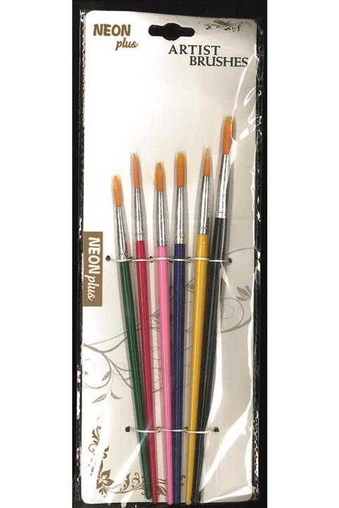 NEON PLUS Neon 6lı Suluboya Fırça Seti