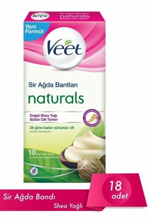 Veet Bütün Cilt Tipleri Için Bacak Ve Vücut Bölgesine Özel 18'li Ağda Bandı