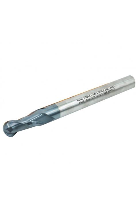 Deng Tools R10*l200 Uzun 2 Ağızlı Küre Freze Hrc45