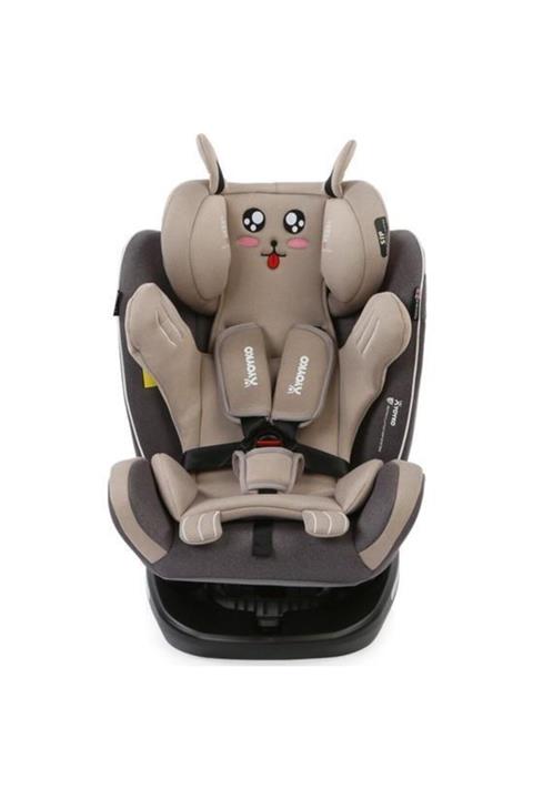 YOYKO Kahverengi Rabbit 360 ° Dönebilir Yatabilir Oto Koltuğu 0-36 kg