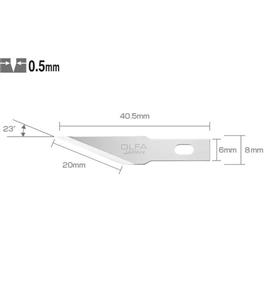 Olfa Kb4-s/100 Maket Bıçağı Yedeği (100'lü Tüp)