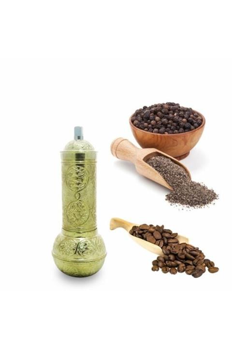 ACAR Uzun Tombul Kahve, Karabiber El Değirmeni 19 cm - Sarı