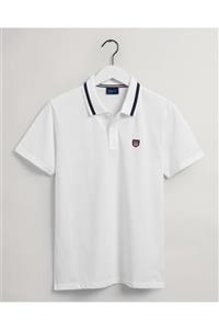 Gant Erkek Beyaz Regular Fit Polo