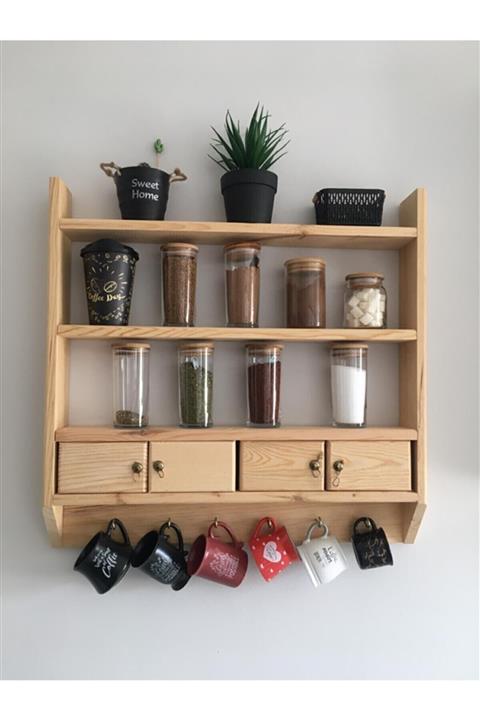 BİGWOODWORKERS Ahşap Terek, Baharatlık