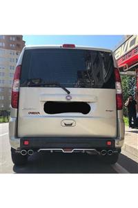 Universal Zg Fiat Doblo Difüzör Arka Tampon Eki 4 Egzoz Çıkışlı