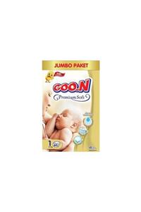 Goo.n Goon Premium Soft Bebek Bezi Yenidoğan 1 Beden Jumbo Paket 60 Adet