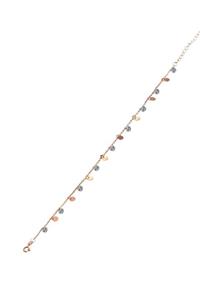 Söğütlü Silver Gümüş Pullu Ve Zirkon Taşlı Halhal