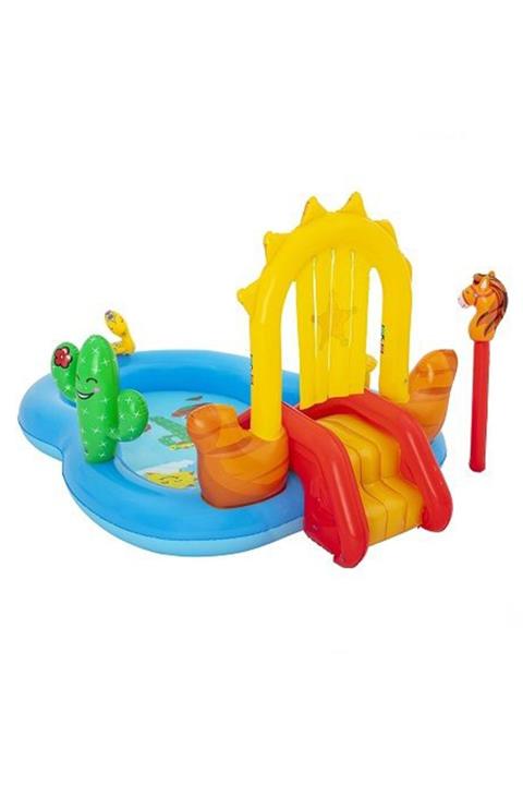 BESTWAY Yılın Ilk Fırsatları - Vahşi Batı Oyun Havuzu 264 X 188 X 140 Cm 53118 - ™ Beyaz At®