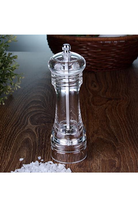 çilekev Fame Kitchen Büyük Boy Akrilik Tuz Değirmen Öğütücü 16 cm