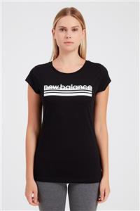 New Balance Kadın T-Shirt - NB VOM TEE - V-WTT918-BK