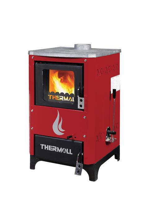 THERMALL T-25 Mşk Mini Şömineli Kalorifer Kazanı (25.000 Kcal/h - 29,0 Kw)(pompa, Imb. Deposu Dahil)