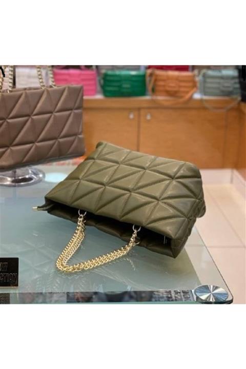 HAYY Zincir Detaylı Kapitone Çanta