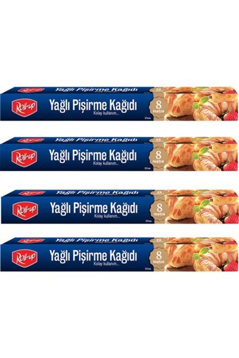 RollUp Roll Up Pişirme Kağıdı 16 Yapraklı ( 4 Adet)