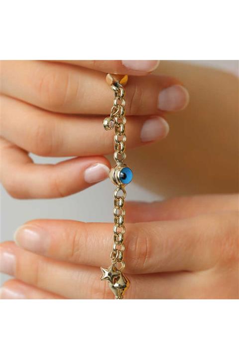 YAVUZ KUYUMCULUK Altın Göz Bileklik Doch Zincir